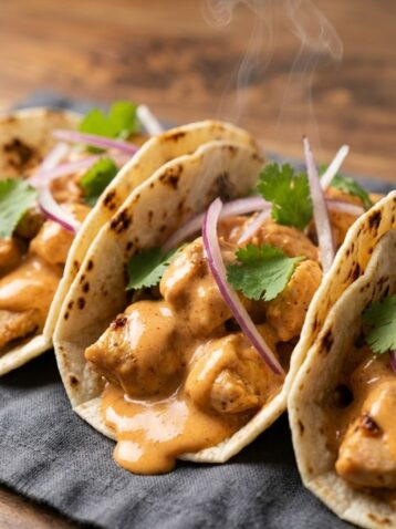 Creamy Chipotle Chicken Tacos Recipe