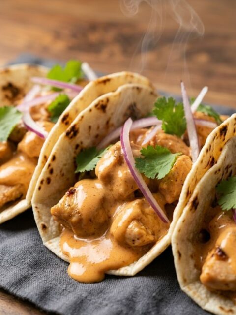 Creamy Chipotle Chicken Tacos Recipe
