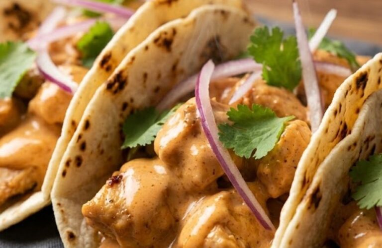 Creamy Chipotle Chicken Tacos Recipe