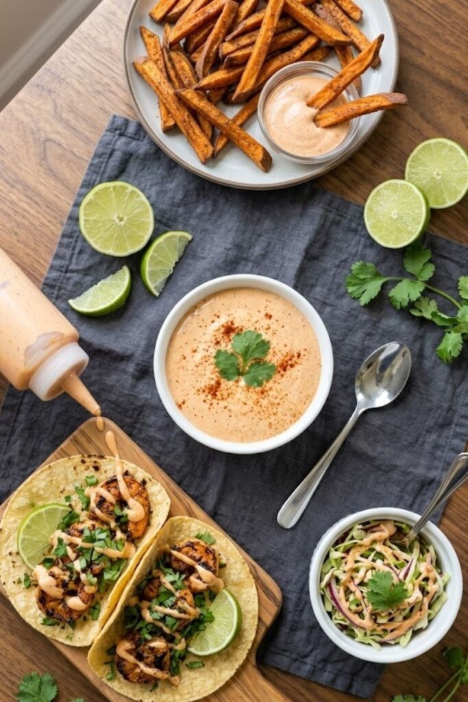 Creamy Chipotle Sauce for Shrimp Tacos Recipe
