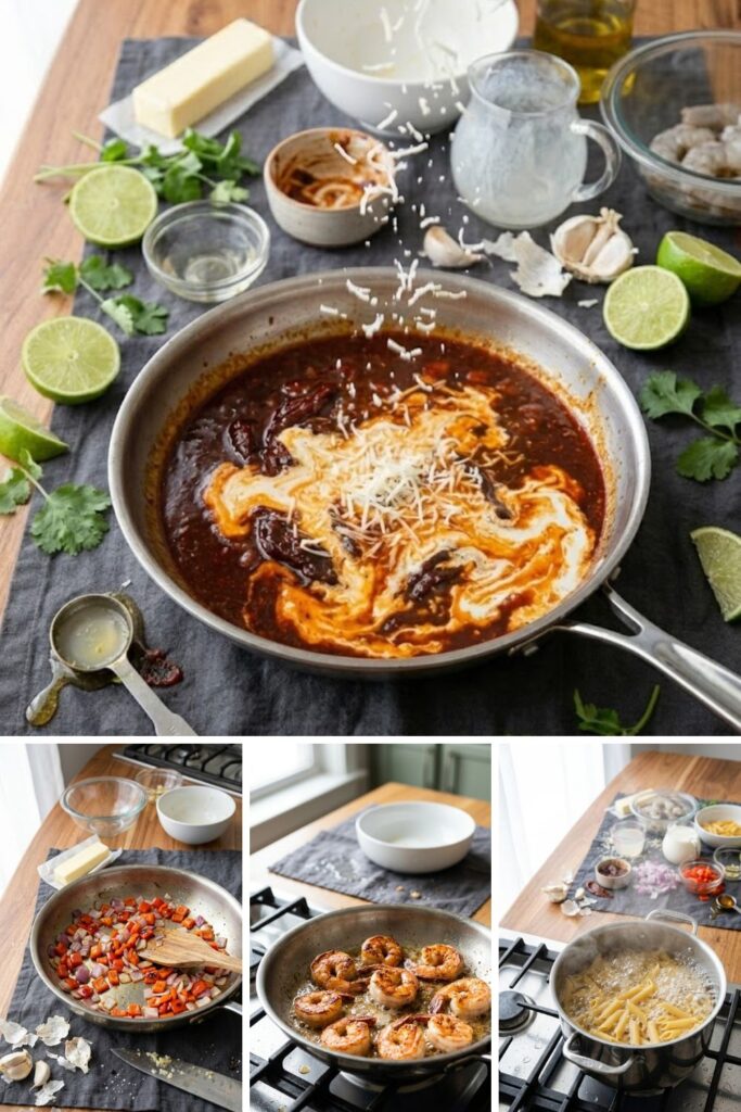 Creamy Chipotle Shrimp Pasta Recipe