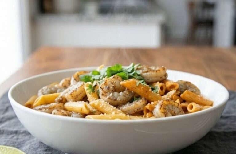 Creamy Chipotle Shrimp Pasta Recipe