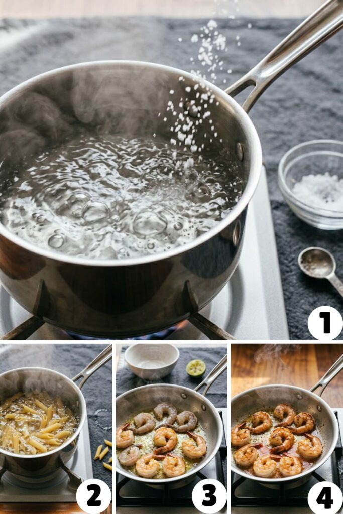 Creamy Chipotle Shrimp Pasta