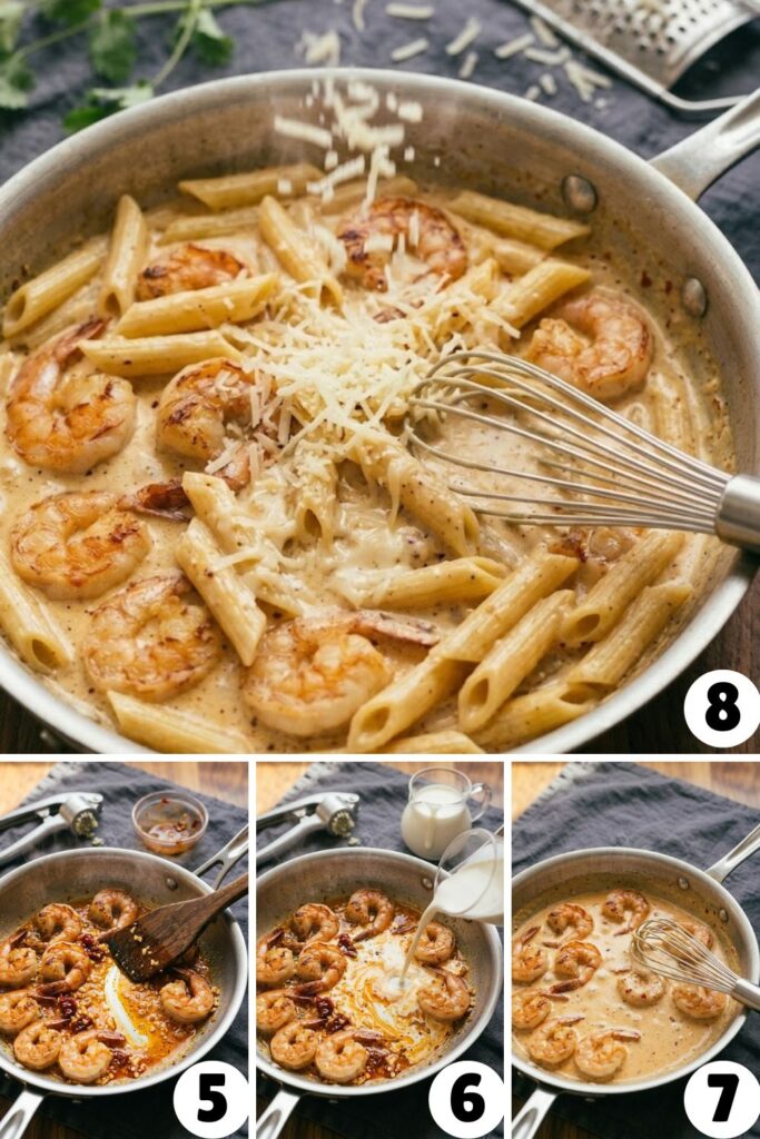 Creamy Chipotle Shrimp Pasta