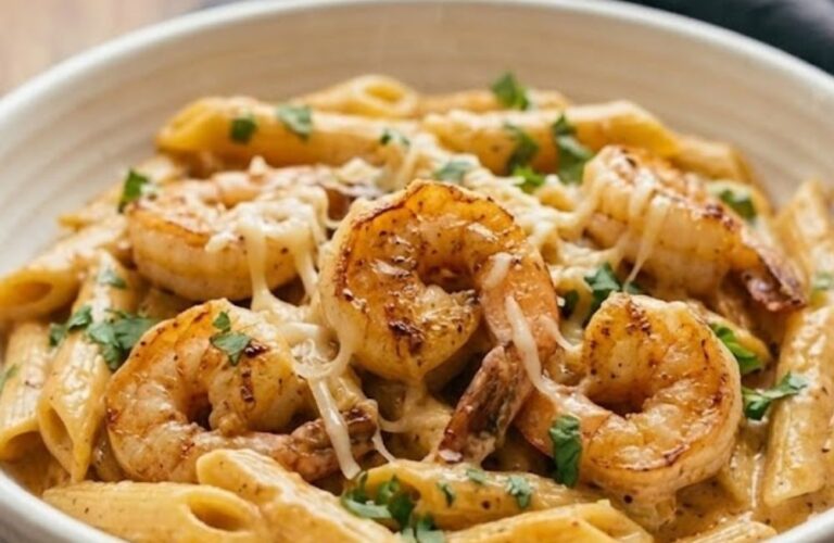 Creamy Chipotle Shrimp Pasta