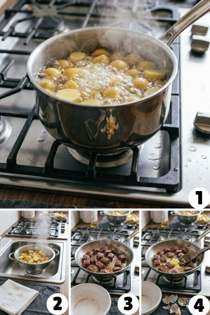 Creamy Chipotle Steak and Potatoes Recipe