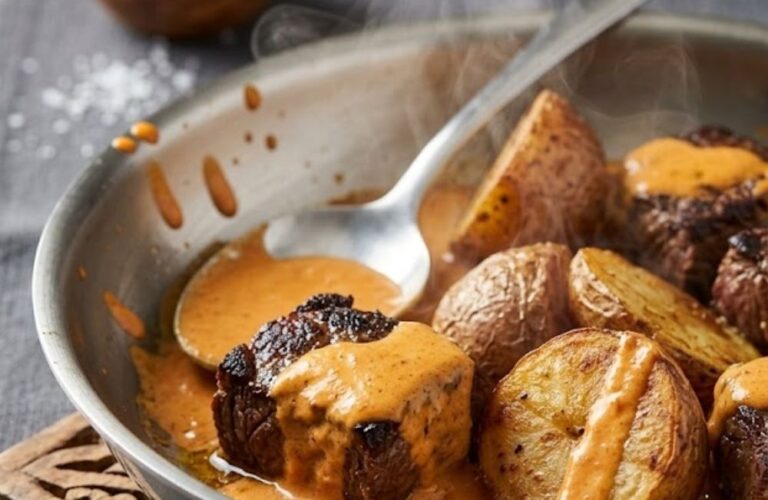 Creamy Chipotle Steak and Potatoes Recipe