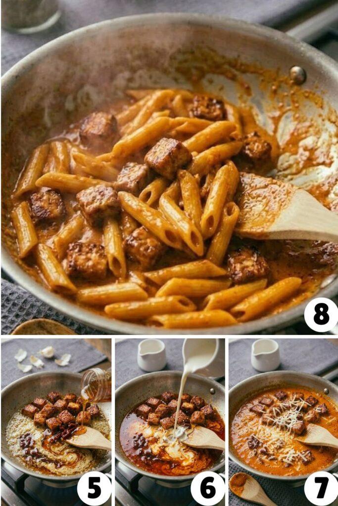 Creamy Honey Chipotle Chicken Pasta