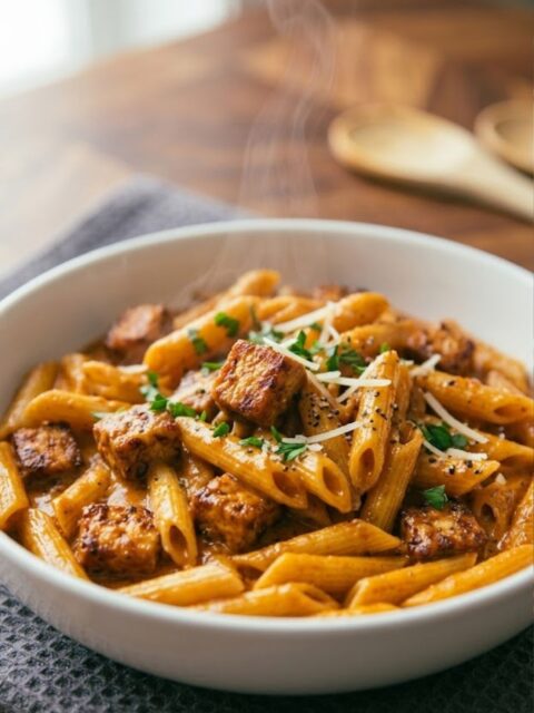 Creamy Honey Chipotle Chicken Pasta
