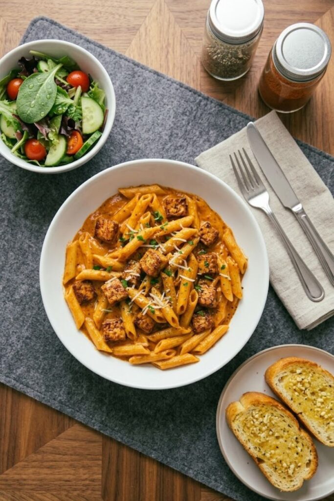 Creamy Honey Chipotle Chicken Pasta