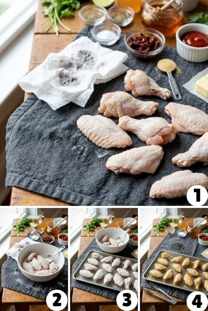 Crispy Baked Honey Chipotle Wings Recipe