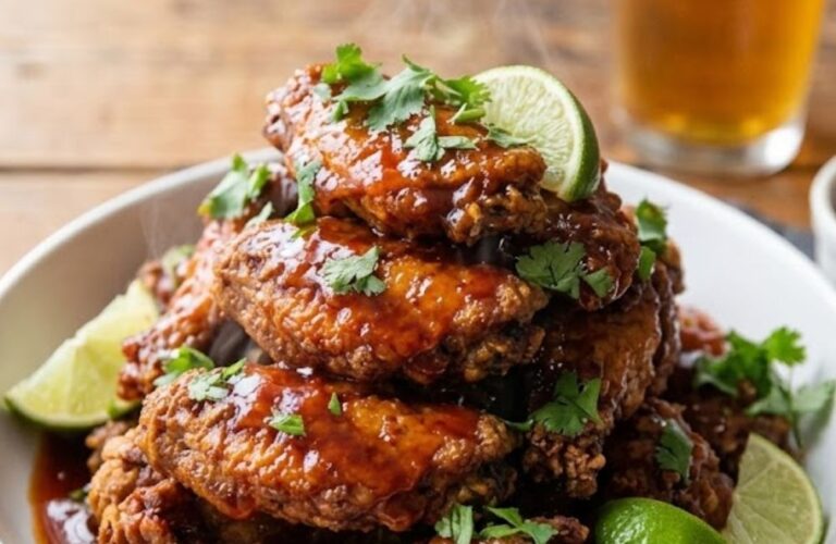 Crispy Baked Honey Chipotle Wings Recipe