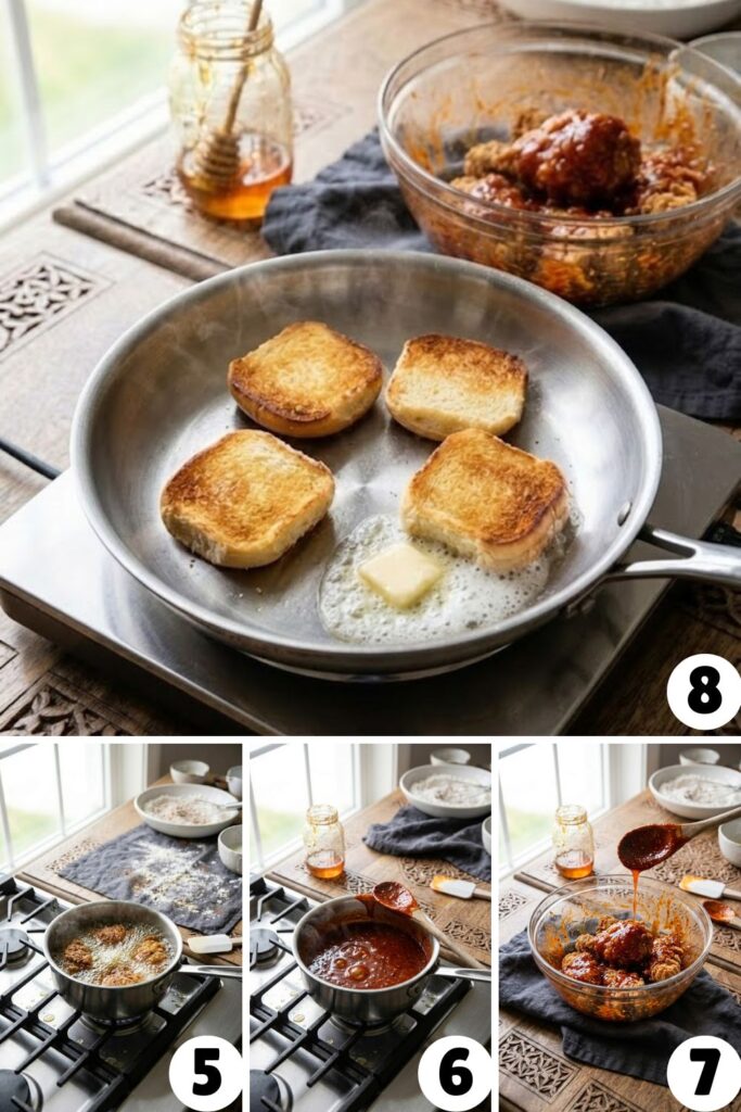 Crispy Honey Chipotle Chicken Sliders