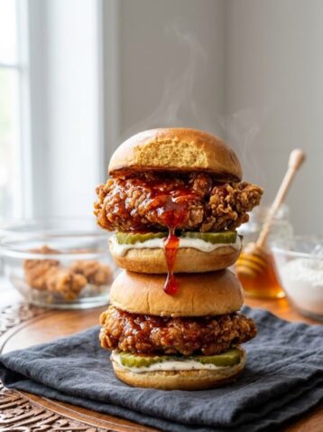 Crispy Honey Chipotle Chicken Sliders