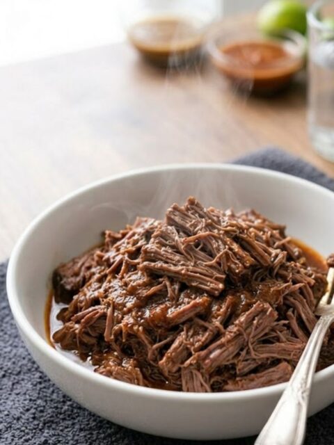 Easy Slow Cooker Chipotle Beef Recipe
