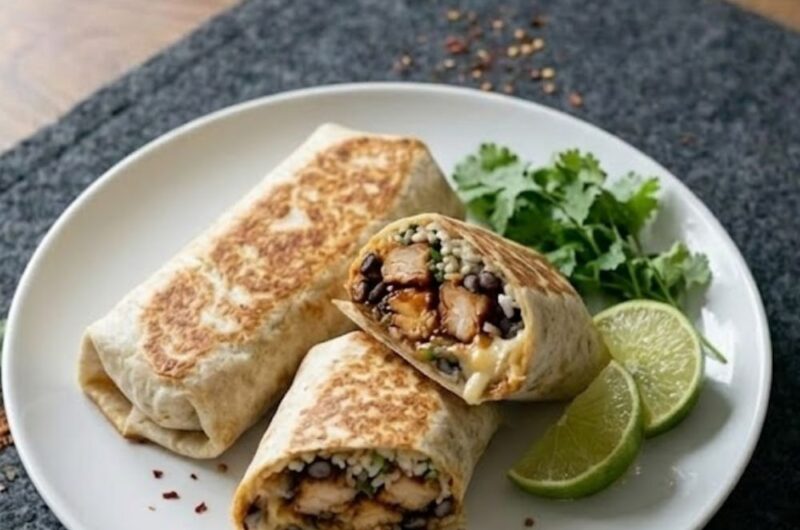 Honey Chipotle Chicken Burrito Recipe