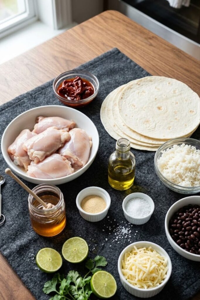 Honey Chipotle Chicken Burrito Recipe