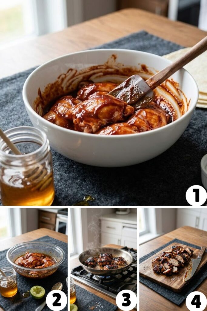 Honey Chipotle Chicken Burrito Recipe