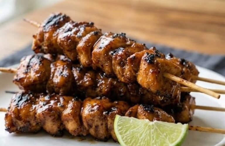 Honey Chipotle Chicken Skewers Recipe