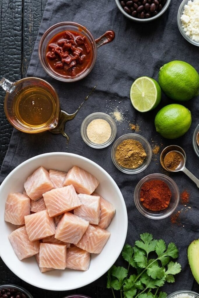 Honey Chipotle Salmon Bowl Recipe