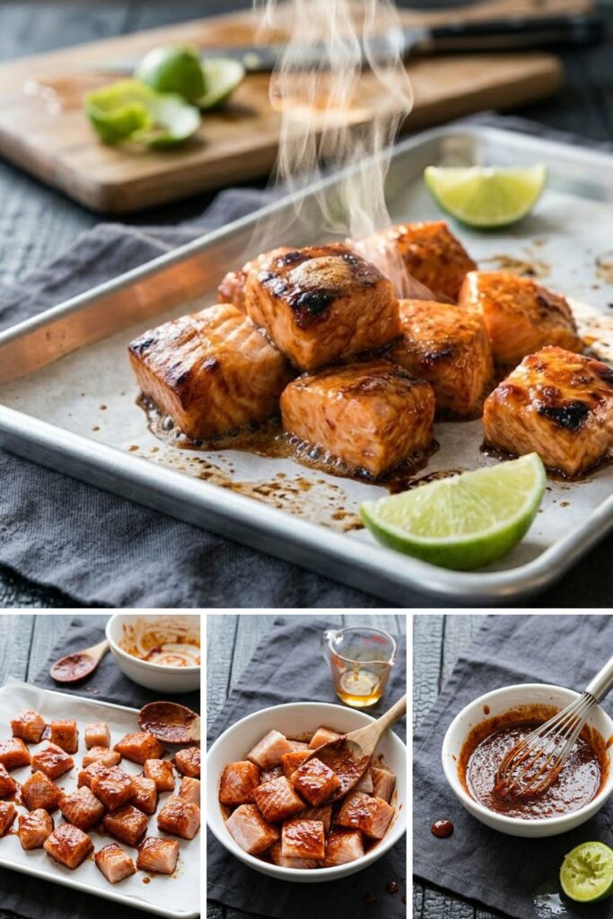 Honey Chipotle Salmon Bowl Recipe