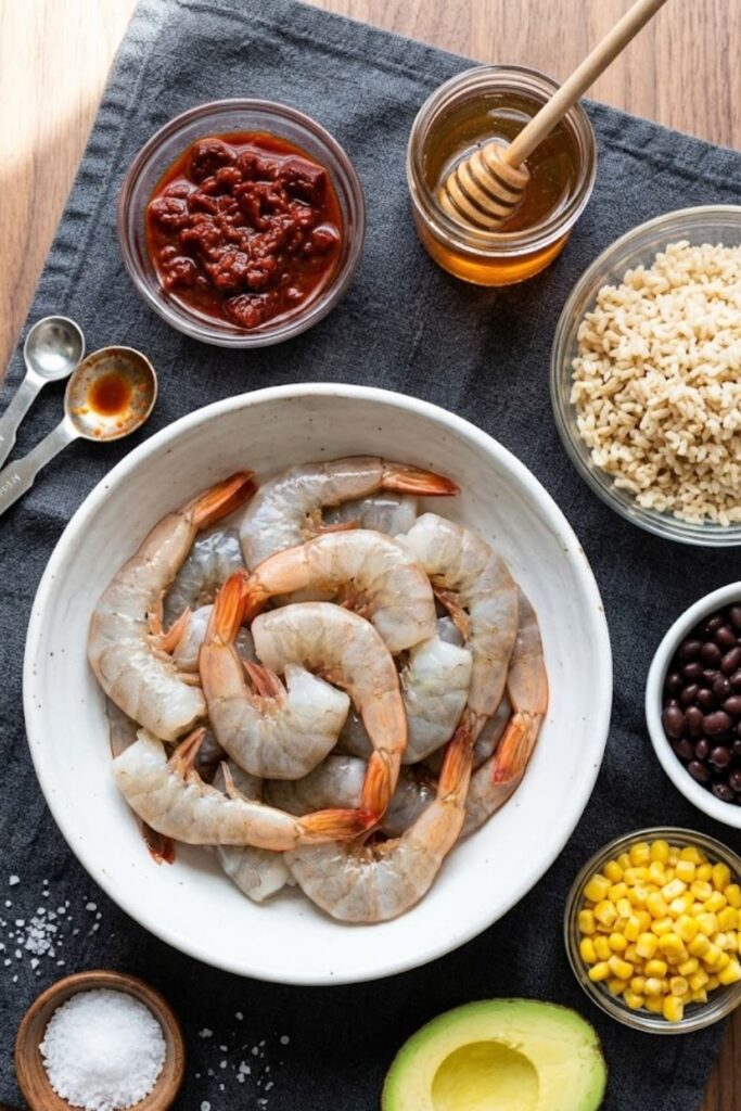 Honey Chipotle Shrimp Bowl Recipe