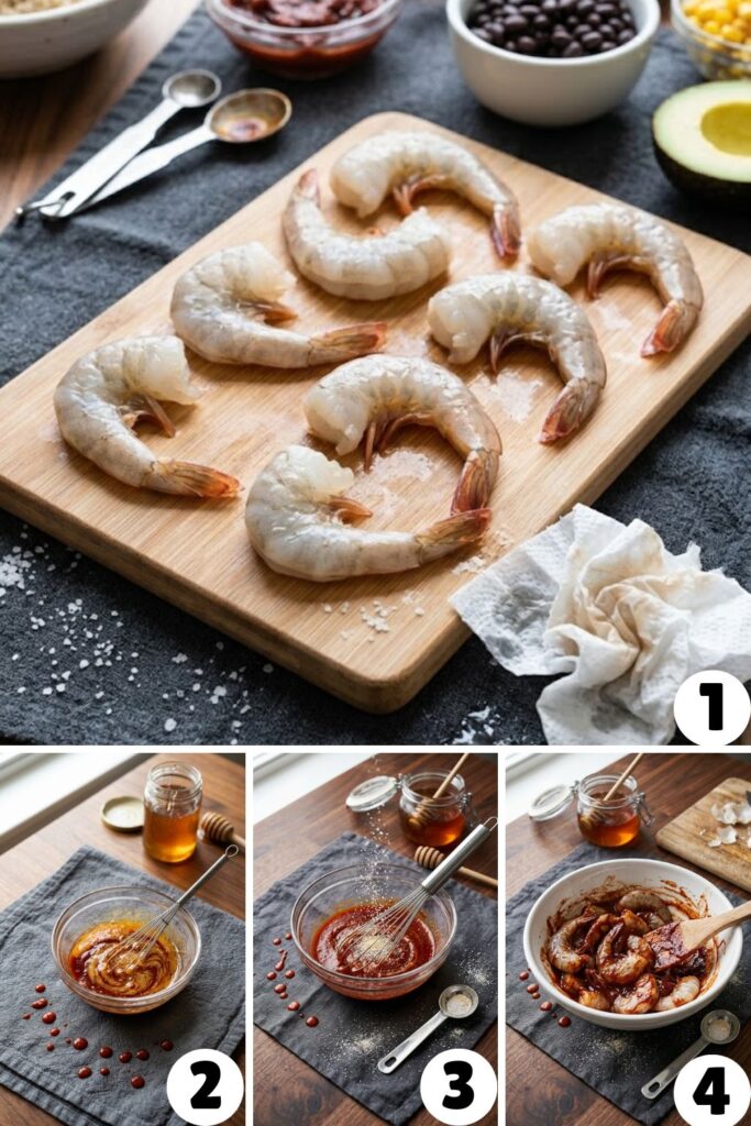 Honey Chipotle Shrimp Bowl Recipe