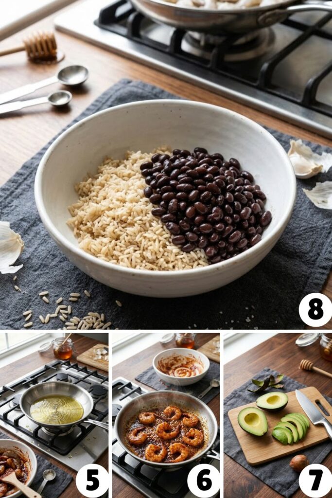 Honey Chipotle Shrimp Bowl Recipe