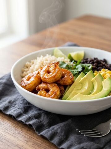 Honey Chipotle Shrimp Bowl Recipe