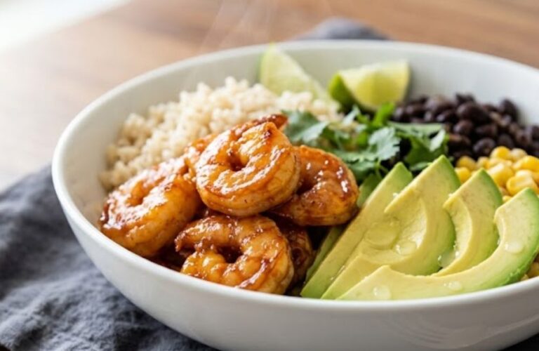 Honey Chipotle Shrimp Bowl Recipe