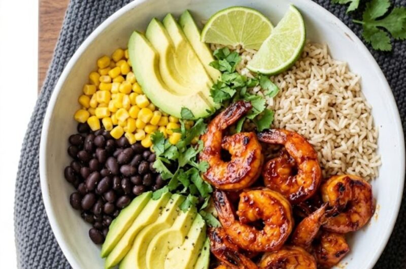 Honey Chipotle Shrimp Bowl Recipe