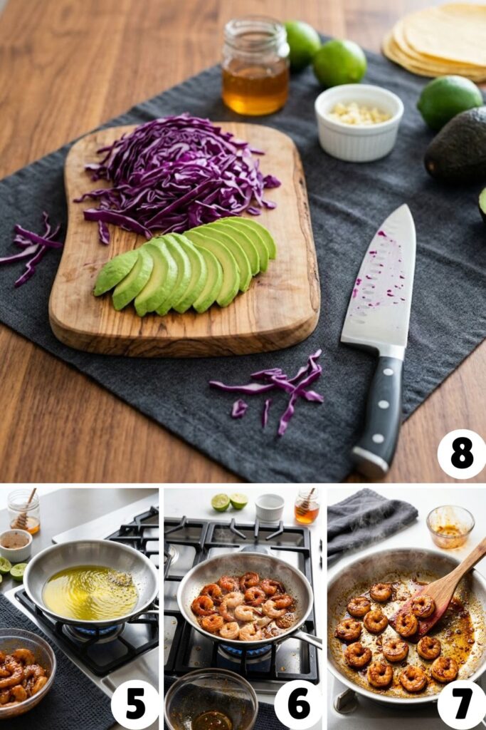 Honey Chipotle Shrimp Tacos Recipe