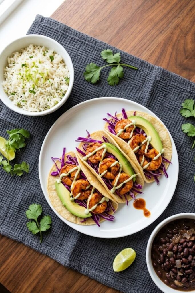 Honey Chipotle Shrimp Tacos Recipe