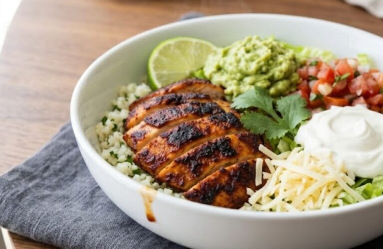 Low-Carb Keto Chipotle Bowl Recipe