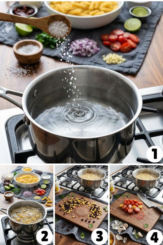 Mexican Pasta Salad with Creamy Chipotle Lime Dressing Recipe