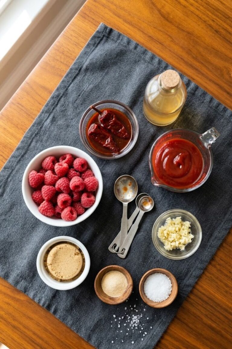 Sweet and Smoky Raspberry Chipotle BBQ Sauce
