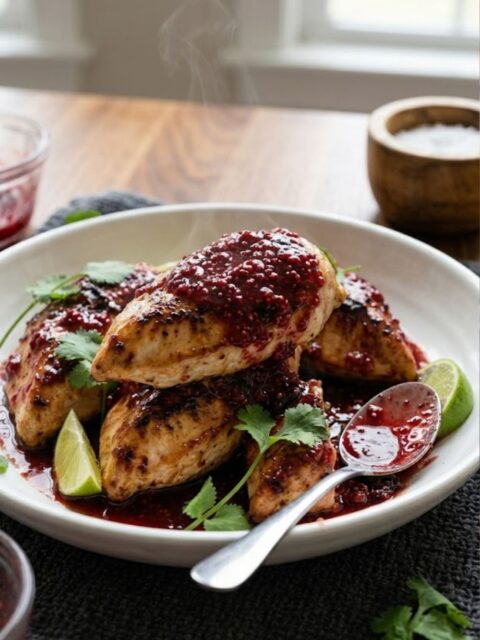 Raspberry Chipotle Chicken Recipe