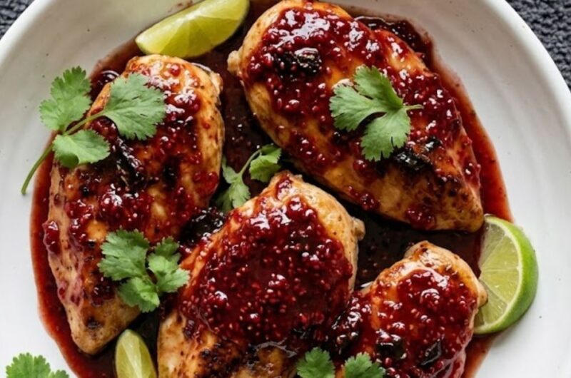 Raspberry Chipotle Chicken Recipe