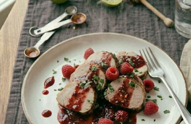 Raspberry Chipotle Pork Tenderloin Recipe