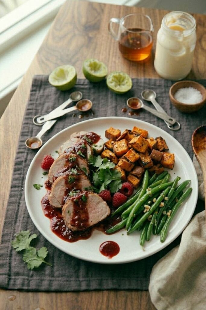 Raspberry Chipotle Pork Tenderloin Recipe