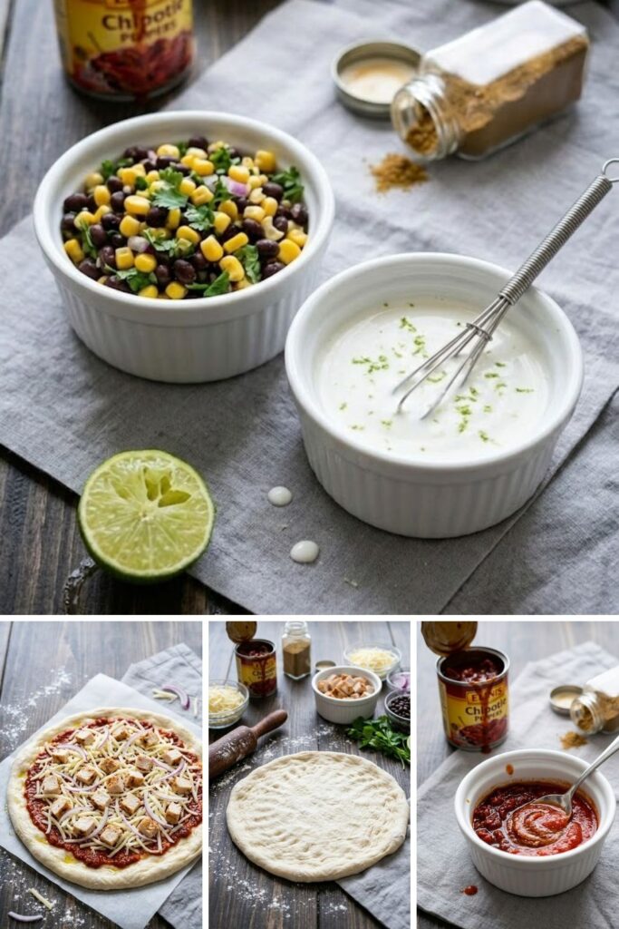 Spicy Chipotle Chicken Pizza Recipe