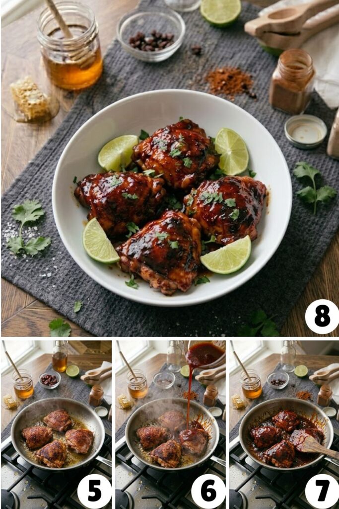 Sticky Honey Chipotle Chicken Recipe