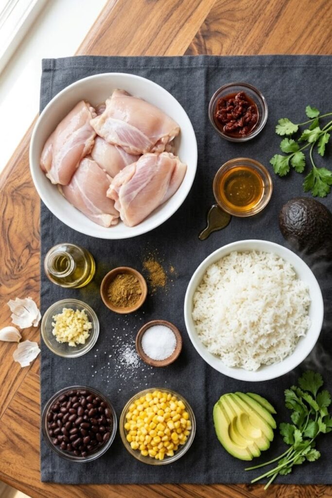 Sticky Honey Chipotle Chicken Rice Bowl Recipe