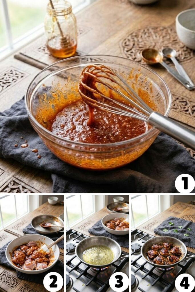 Sticky Honey Chipotle Chicken Rice Bowl Recipe