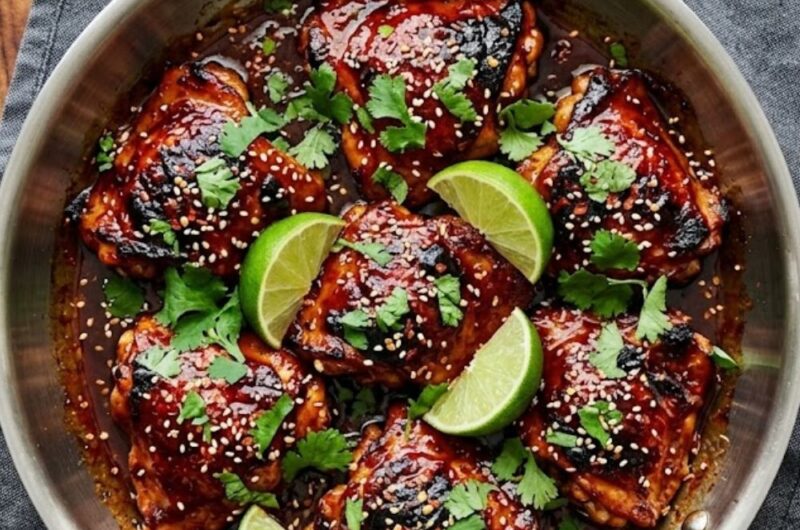 Honey Chipotle Chicken Thighs Recipe