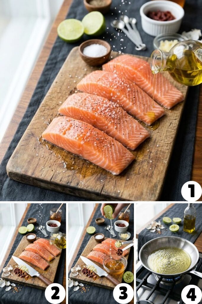 Sticky Honey Chipotle Salmon Recipe