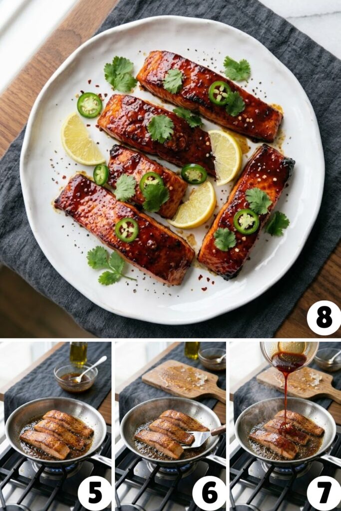 Sticky Honey Chipotle Salmon Recipe