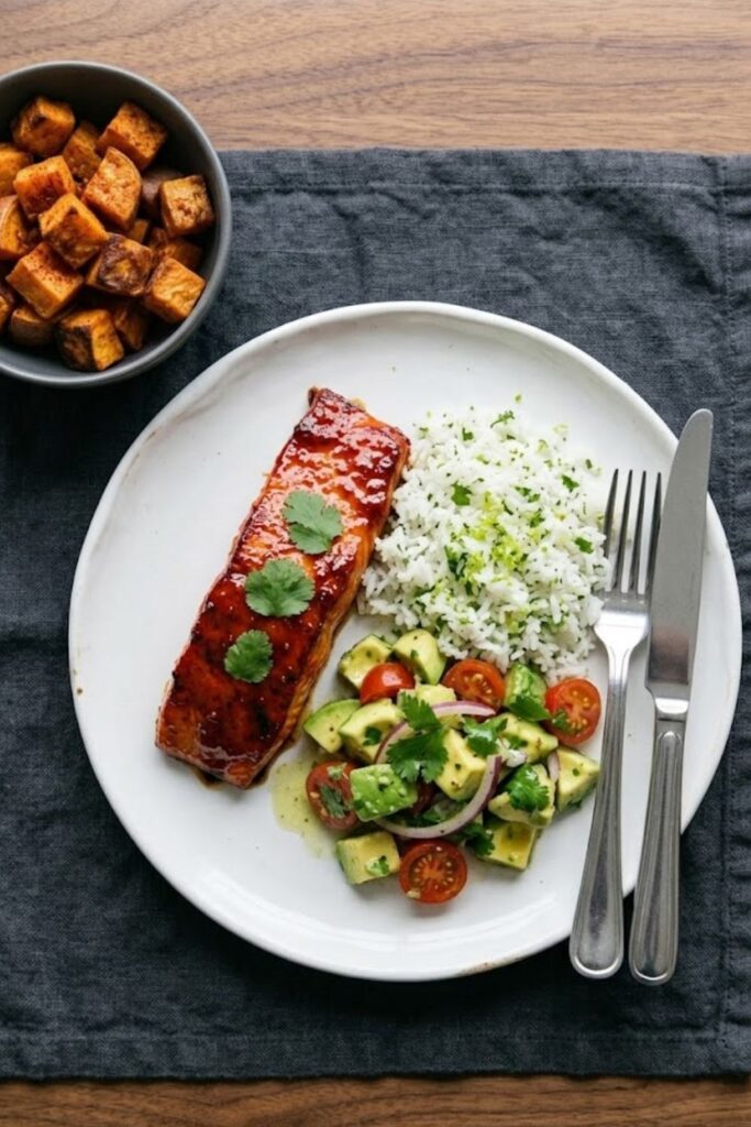 Sticky Honey Chipotle Salmon Recipe
