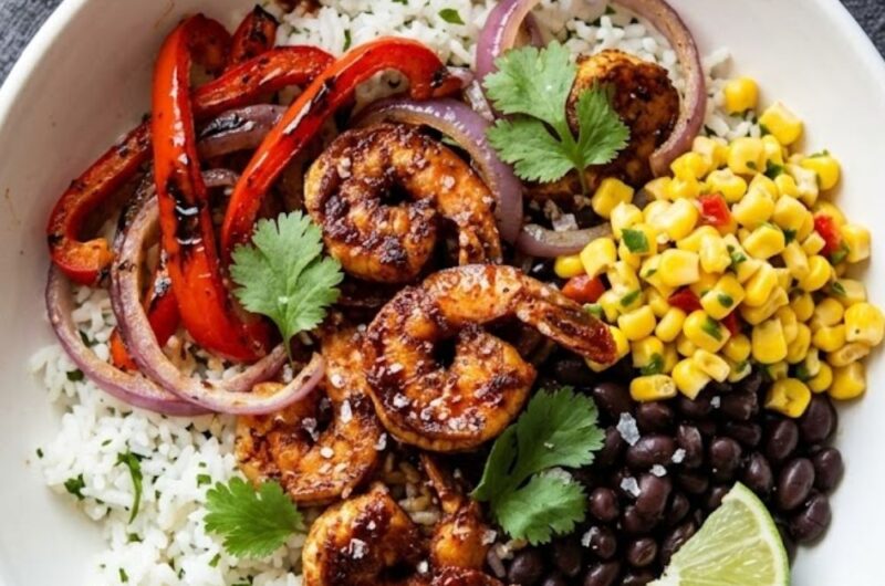Copycat Chipotle Shrimp Bowl Recipe