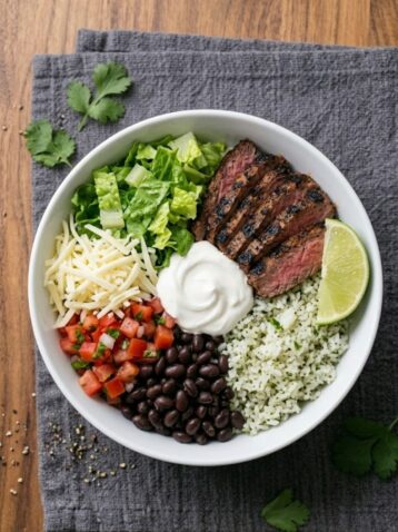 Chipotle Steak Burrito Bowl Recipe